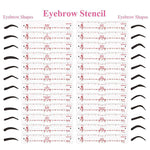 Silicone Eyebrow Stencil Kit