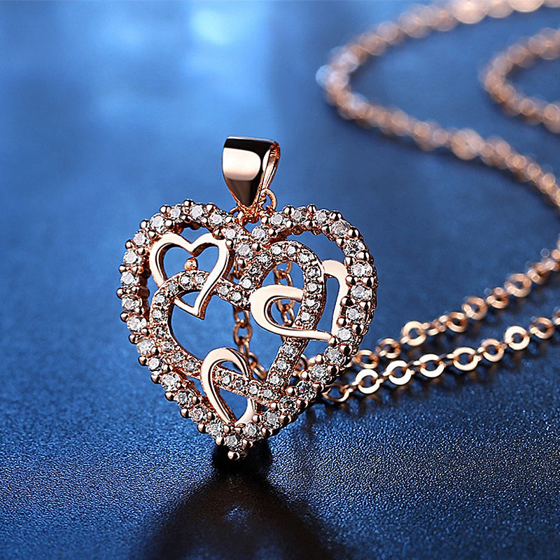 Openwork Heart Necklace