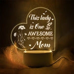 Acrylic Engraved Night Light - Best Mother’s Day Gifts