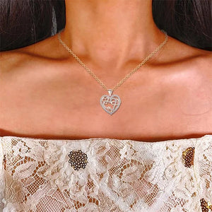 Openwork Heart Necklace