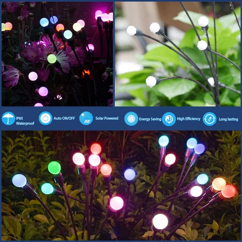 Solar Powered Firefly Garden Light