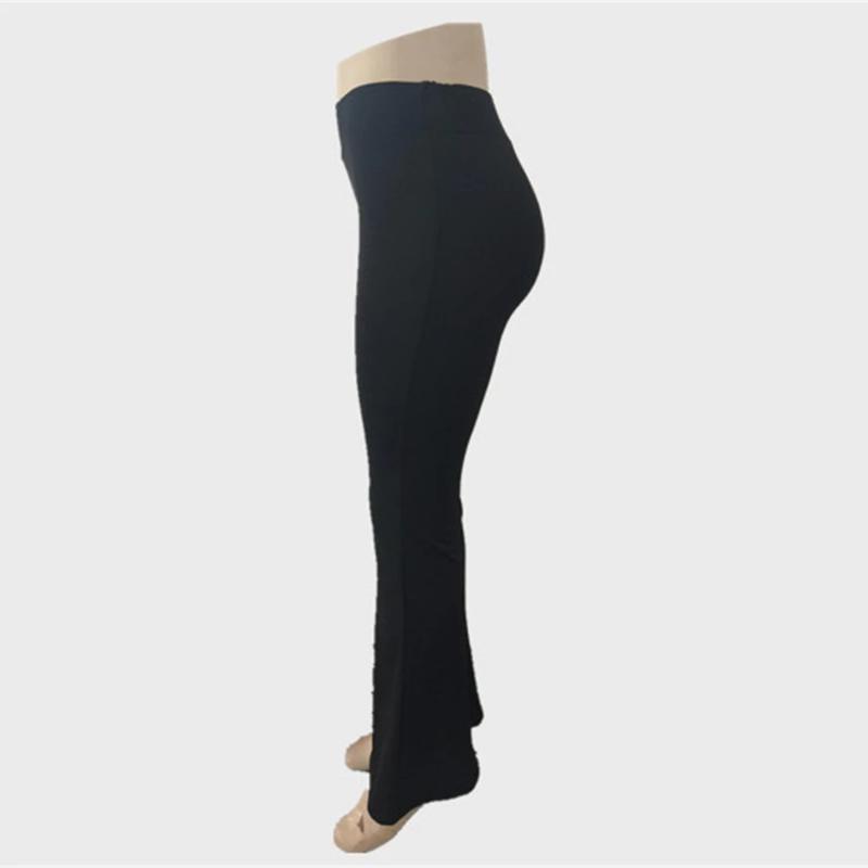 Women High Waist Long Pants OL Ladies