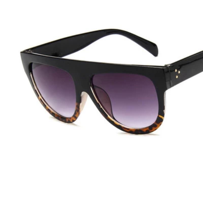 Women Classic Oversized Luxury Gradient Shield-Shaped Sunglasses