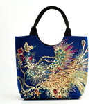 Ladies peacock embroidery bag