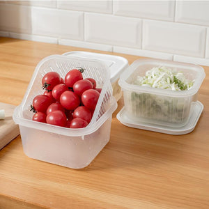 Transparent Double-layer Sealed Storage Box