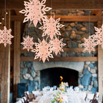 3D Snowflake Decorations (6/12 PCs)