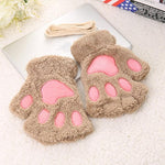 Paw Fingerless Gloves