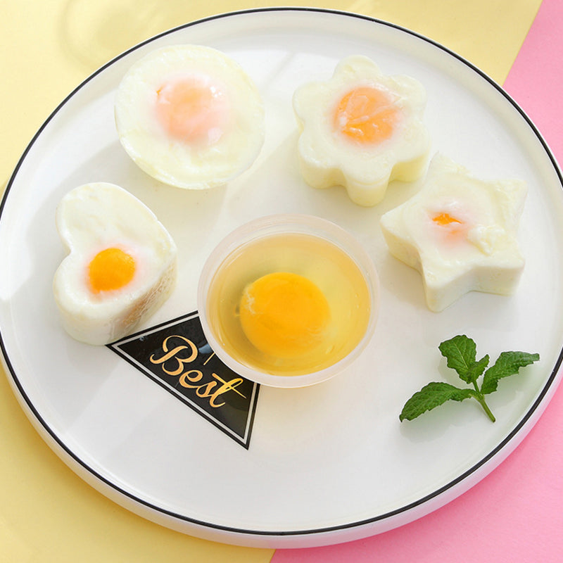 Egg Cooking Mold with Brush and Lid