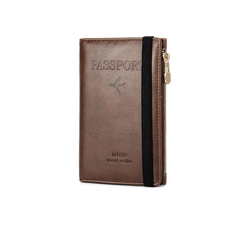 RFID Blocking Leather Card Wallet