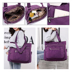 Nylon mommy shoulder bag