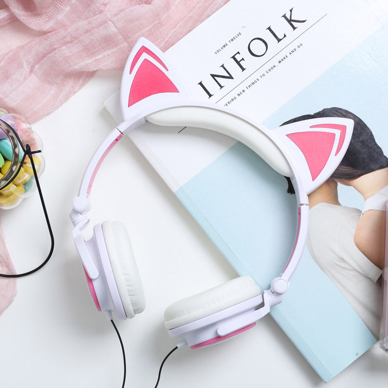 Creative Cat Ear Shape Headphones