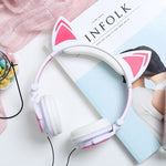 Creative Cat Ear Shape Headphones