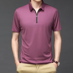 Ice Silk Polo Shirt for Men