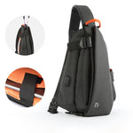 Men's waterproof crossbody chest bag