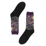 Classic Art Patterned Mid Socks