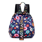 Floral Waterproof Shoulder Bag Backpack