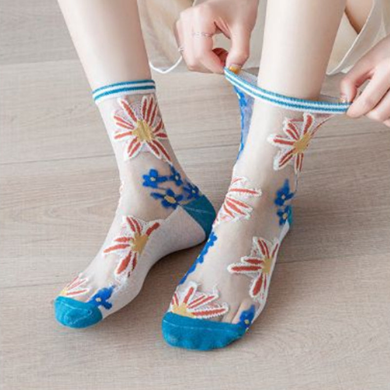 Summer Women Transparent Socks