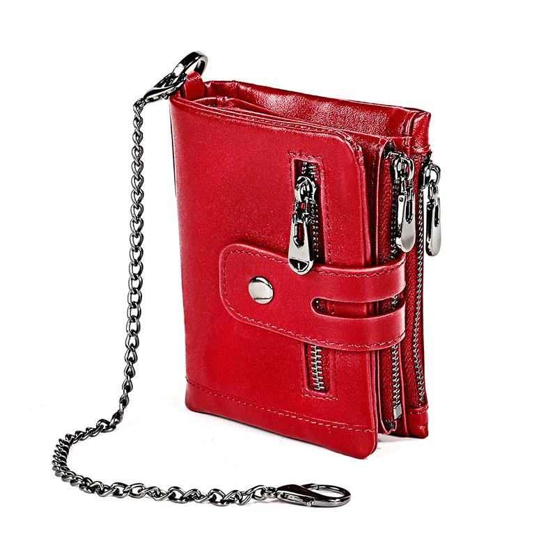 Retro Wallet with Zipper