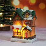 Christmas decoration resin small house