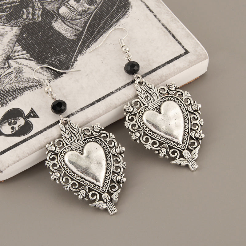 Magic Mirror Skeleton Drop Earrings