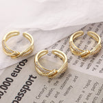 Vintage Gold-plated Adjustable Ring