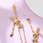 Punk Skeleton skull earrings