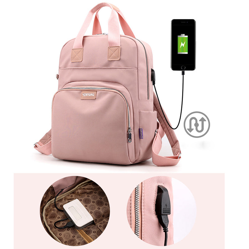 Large Capacity Backpack with Charging Port