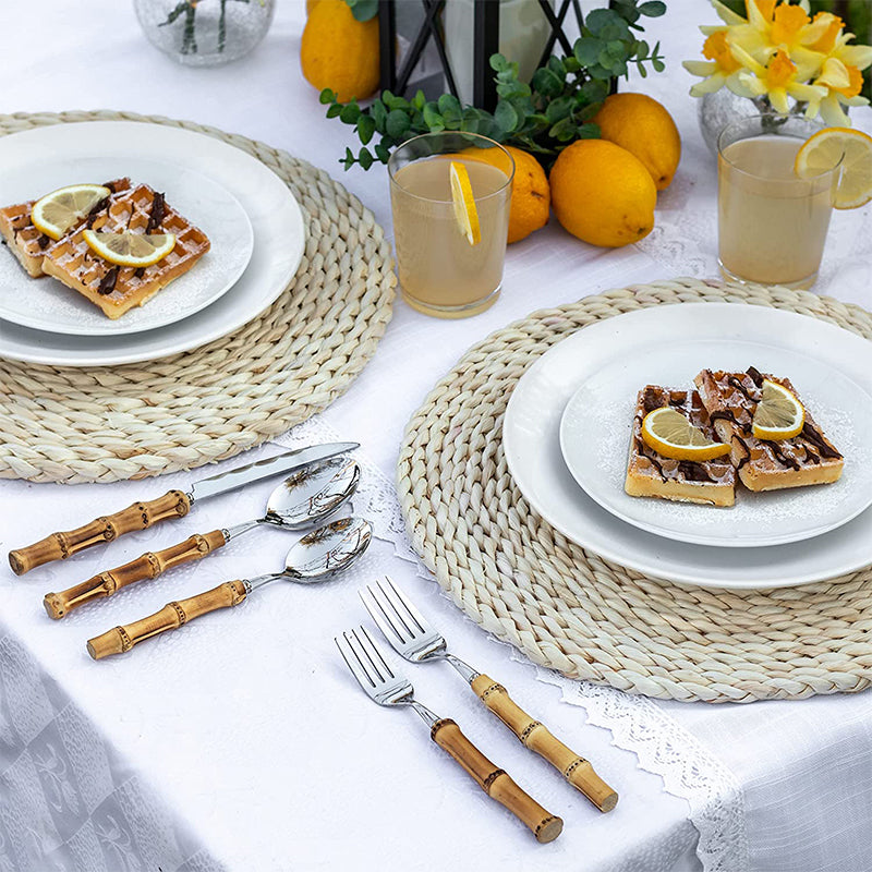 Luxury Bamboo Handle Tableware