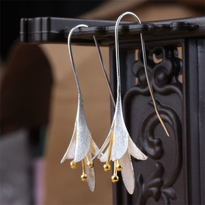 Exquisite Flower Drop Earrings