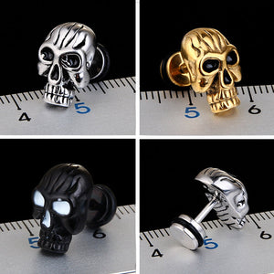 Skull Ear Piercing Earring Stud