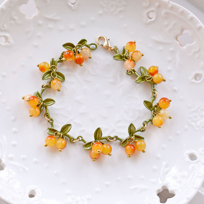 Vintage Plant Fruit Bracelets