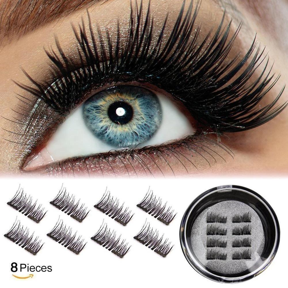 Magnetic False Eyelashes (4 pairs / 8 pieces)