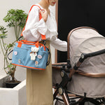 Multifunctional One-shoulder Mommy Bag