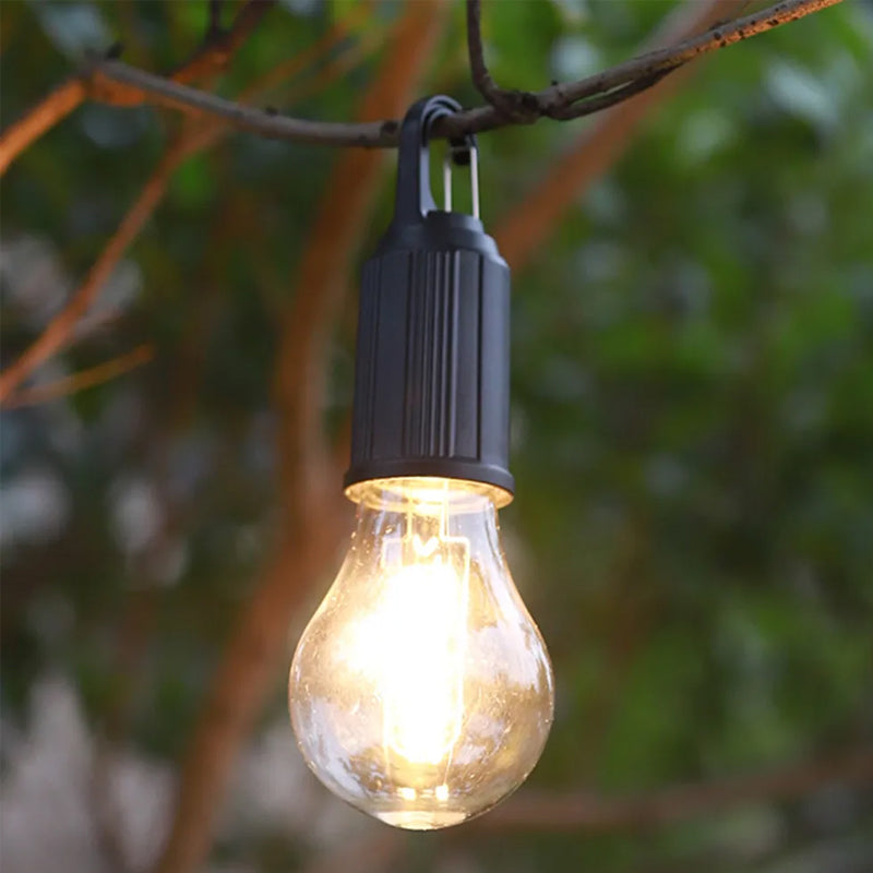 New Outdoor Camping Hanging Type-C Charging Retro Bulb Light