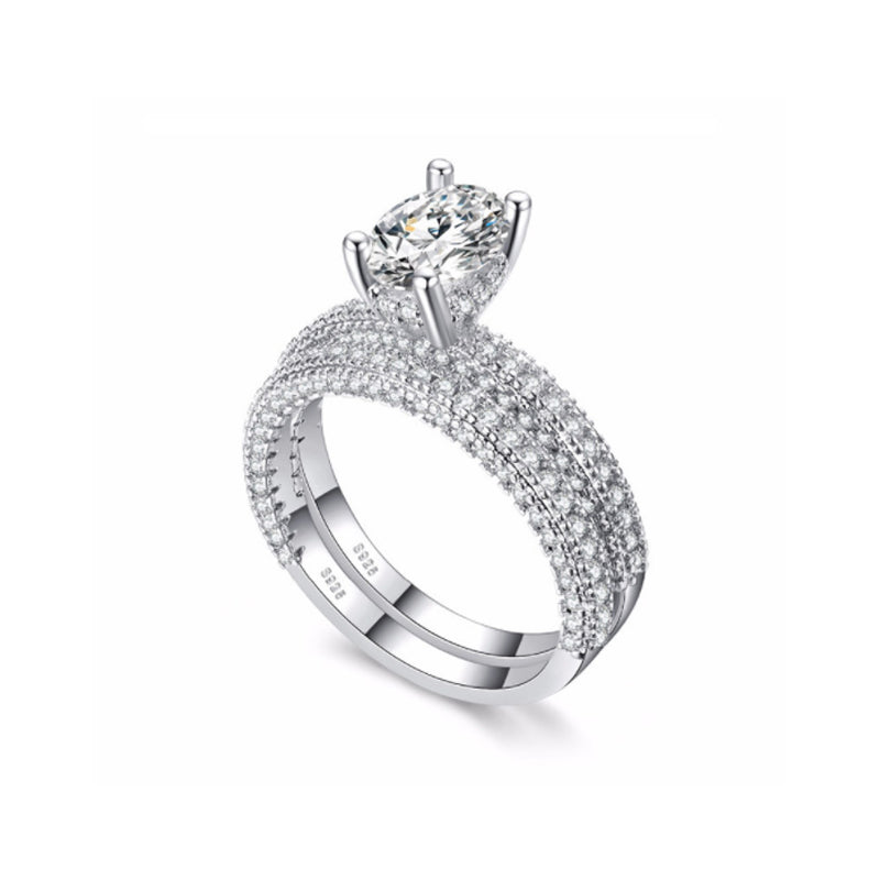 Custom Prong-Set Diamond Ring