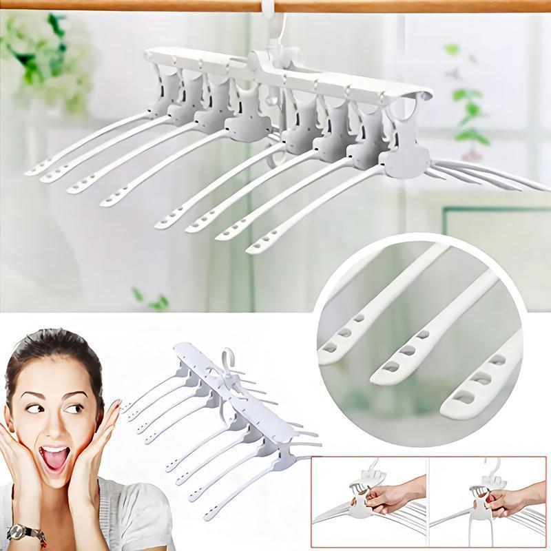 8 In 1 Multifunctional Folding Hanger For Space Saving