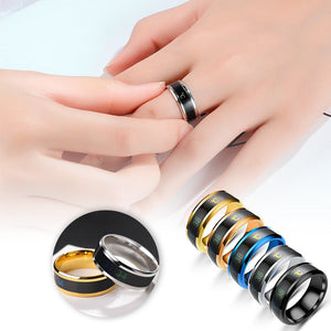 Thermochromic Stainless Steel Ring