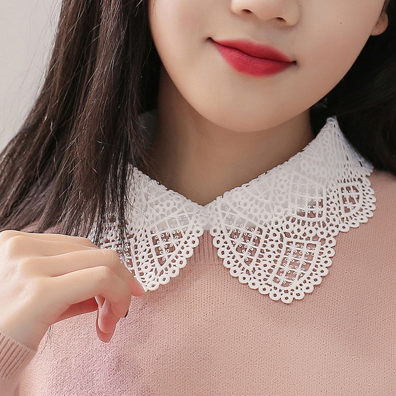 Lady Shirt False Lace Collar