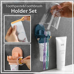 Toothpaste and Toothbrush Holder Set