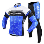 Summer wicking long-sleeved cycling suit