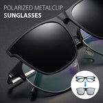 New Polarized Clip-on Flip Up Sunglasses