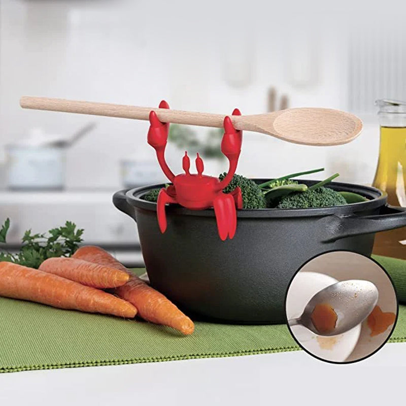 Red the Crab Silicone Utensil Rest