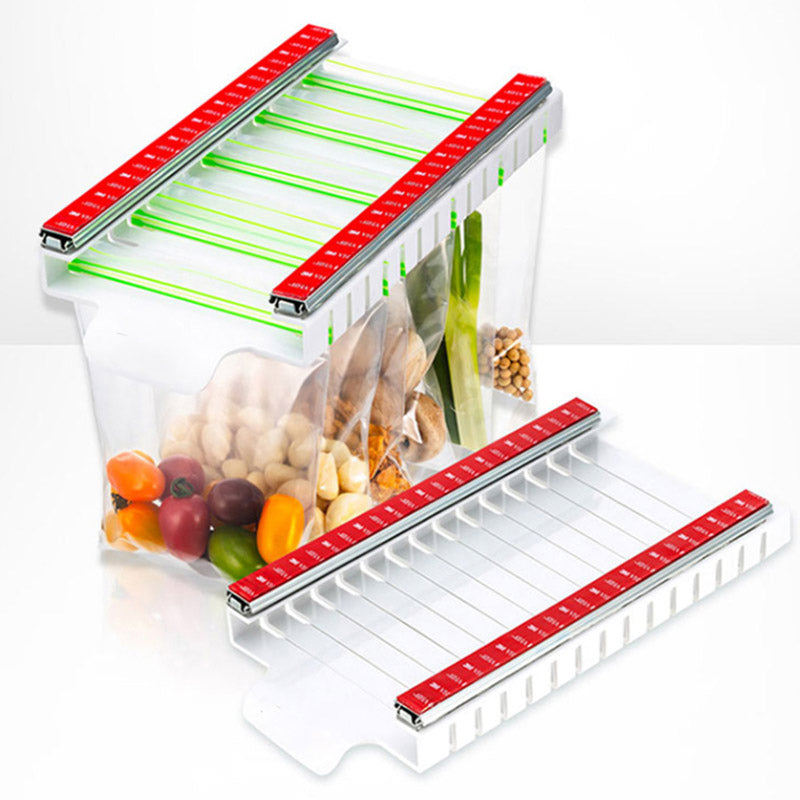 Fridge Fresh-Keeping Bag Rack Organizer Set