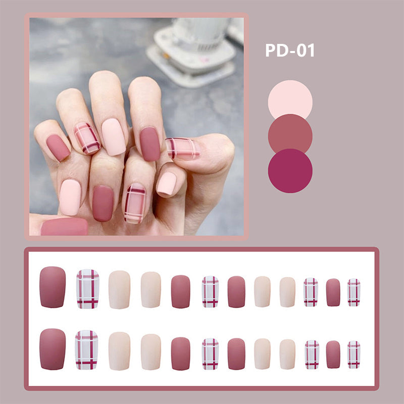 Full Cover Fake Nail Tips (24 PCs)