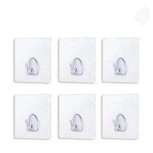 Hirundo® Waterproof Reusable Seamless Sticky Transparent Frosted Hooks