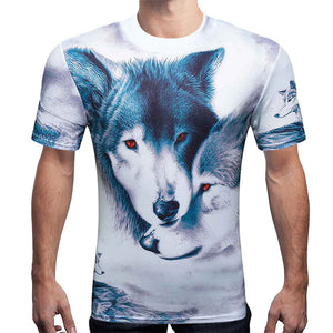 Printed Men's Punk T-shirt