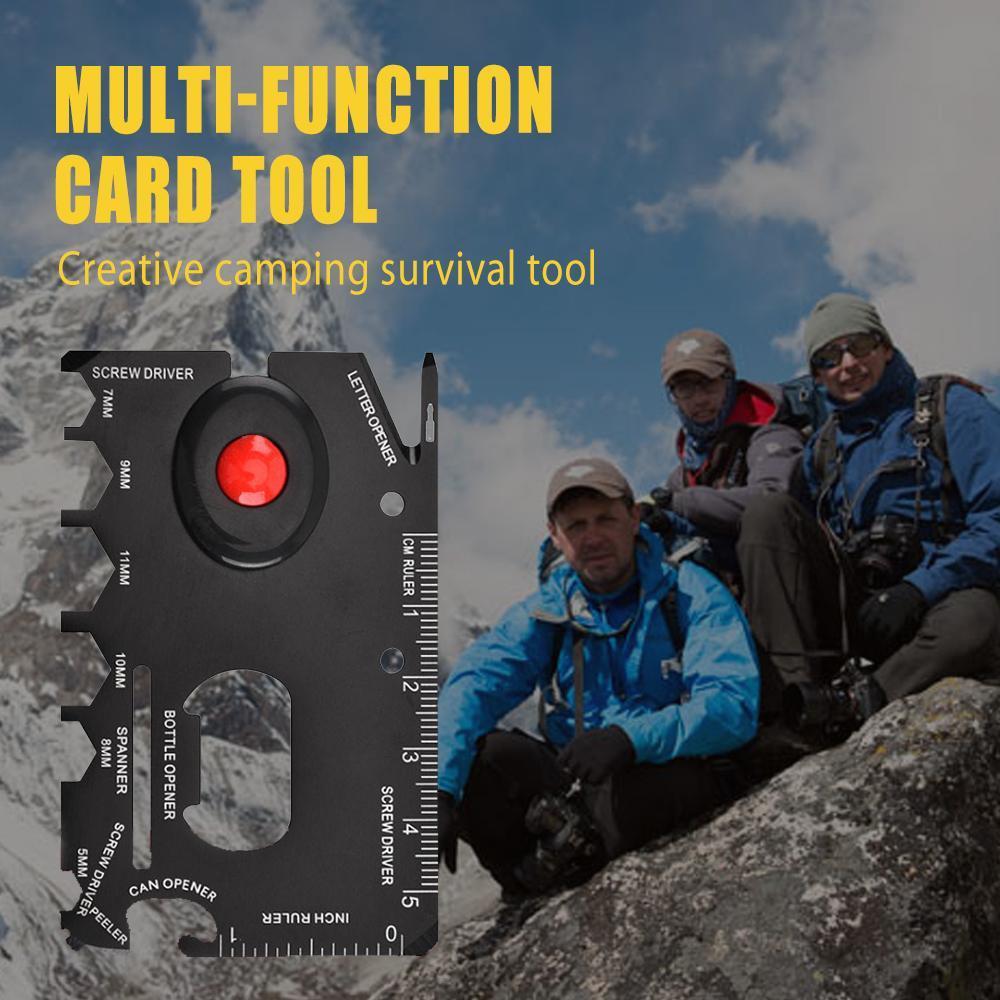 EDC Multifunctional Card with Led Light