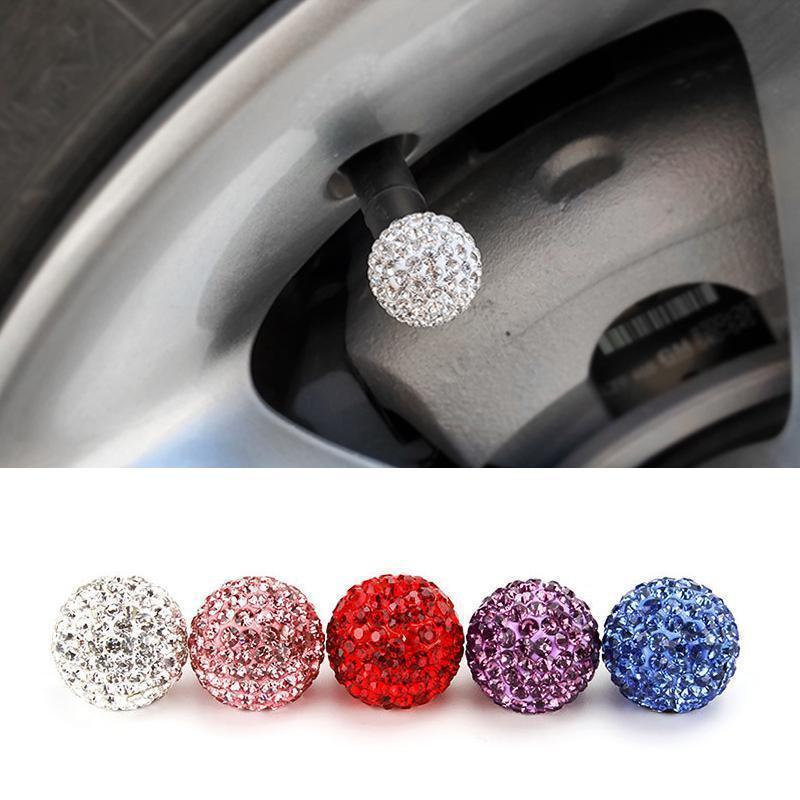 Diamond Universal Car Tire Air Sealing Cap(4 pieces)