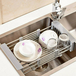 Kitchen Retractable Drainer Rack