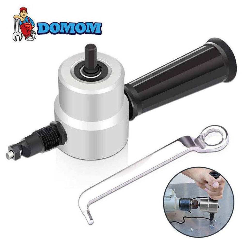 DOMOM Zipbite - Nibbler Cutter Drill Attachment Double Head Metal Sheet